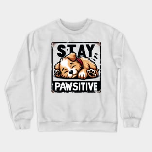 Stay Pawsitive Crewneck Sweatshirt